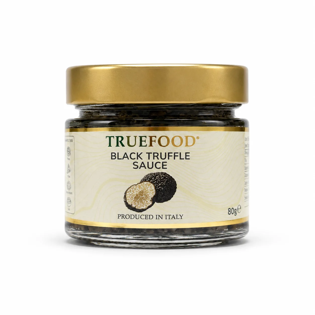Black Truffle Sauce 80 g jar, front packshot