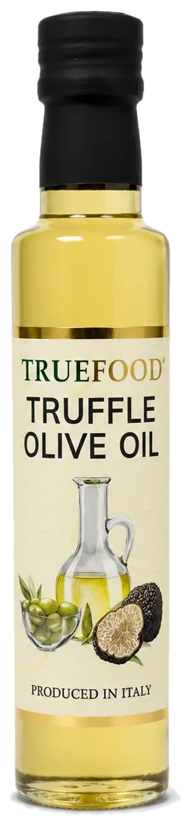 Truffle Olive Oil 250 ml bottle, front packshot